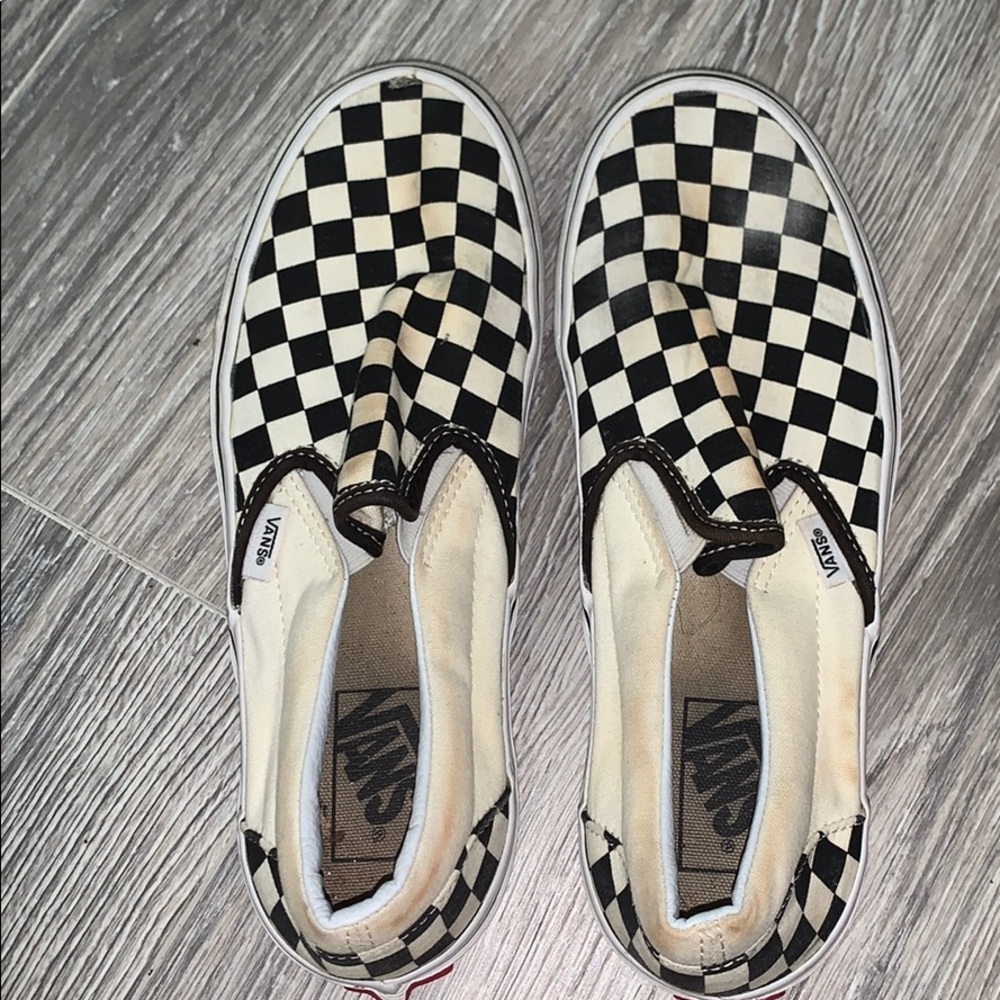 Checkered vans